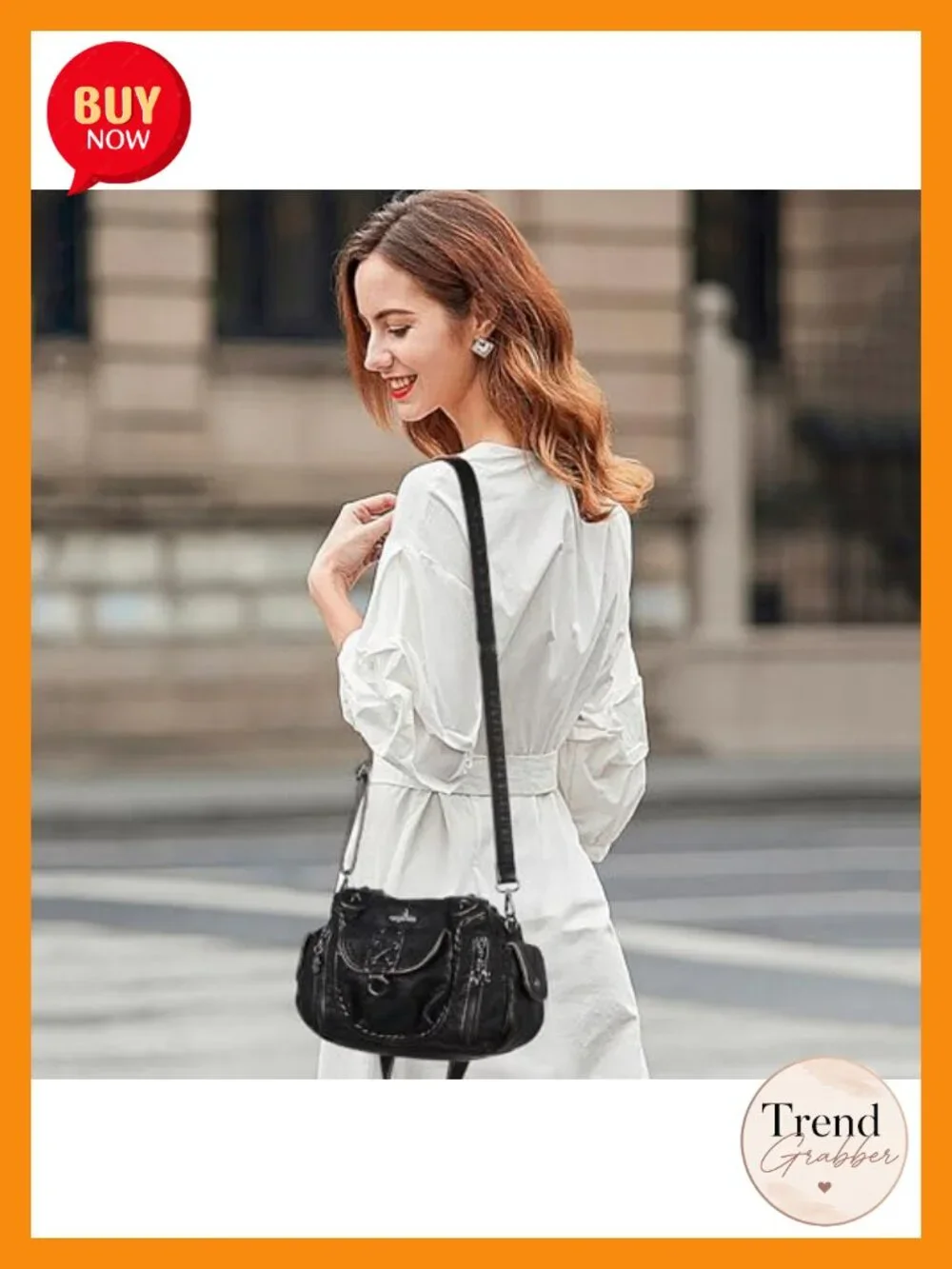 Small Hobo Shoulder Bag Crossbody Tote Vegan Leather Multi-Pocket Y2K